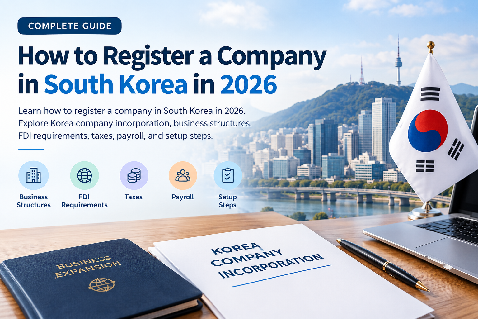 How to set up a company in Korea 2026 version
